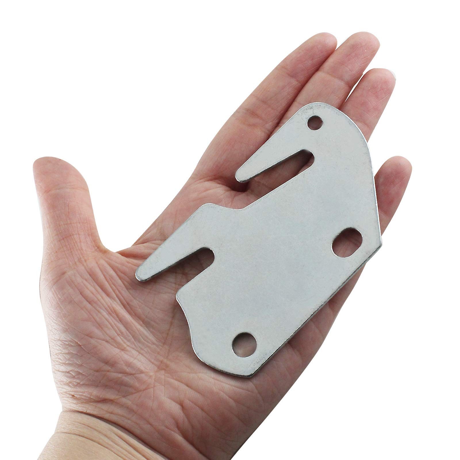 Bed Frame Hook Plates 4 Pack Wooden Bed Rail Brackets with Pins Set