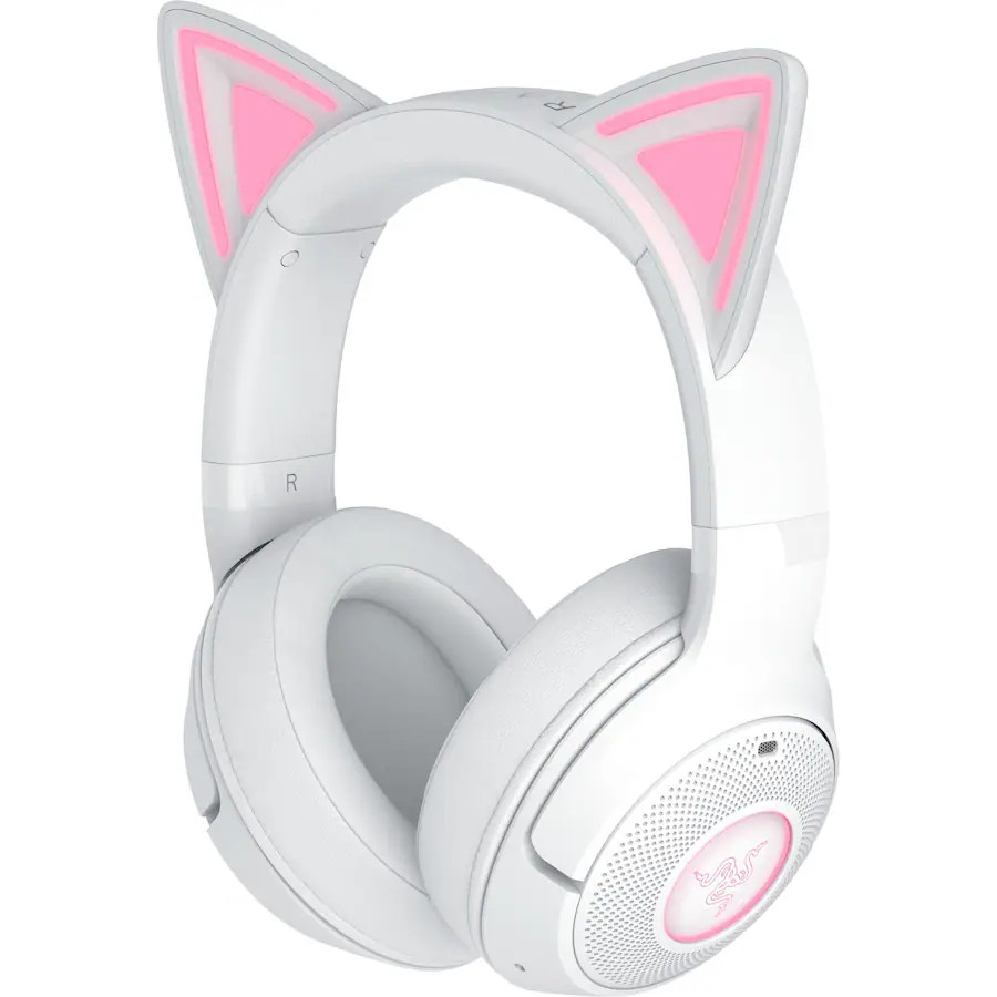 Razer Kraken Kitty V2 BT Wireless Bluetooth RGB Headset Gaming Headphones White