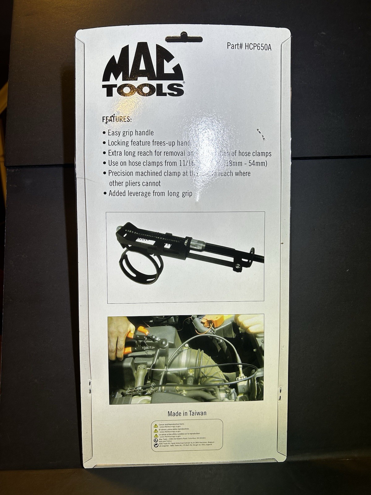 MAC Tools HCP650A Flex Wire Hose Clamp Pliers