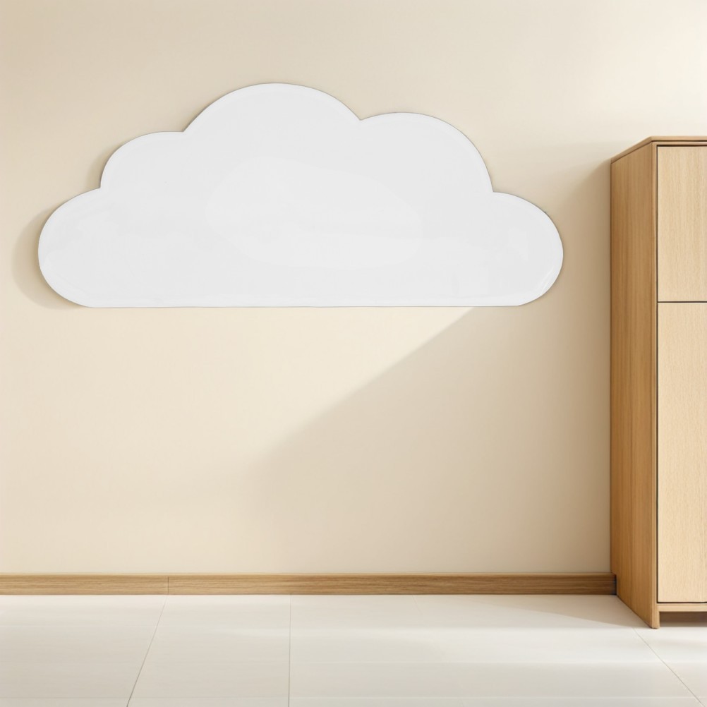 3 Pack Removable Cloud Whiteboard Stickers Reusable Dry Erase Wall Labels