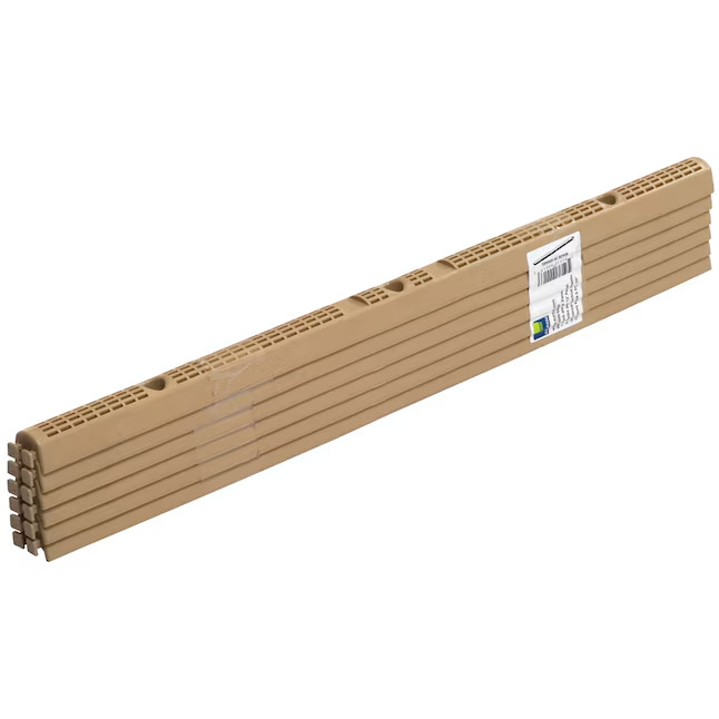 Palram Universal Vertical Plastic Closure 24" L x 1-1/4" W - 6 Strips - 97722
