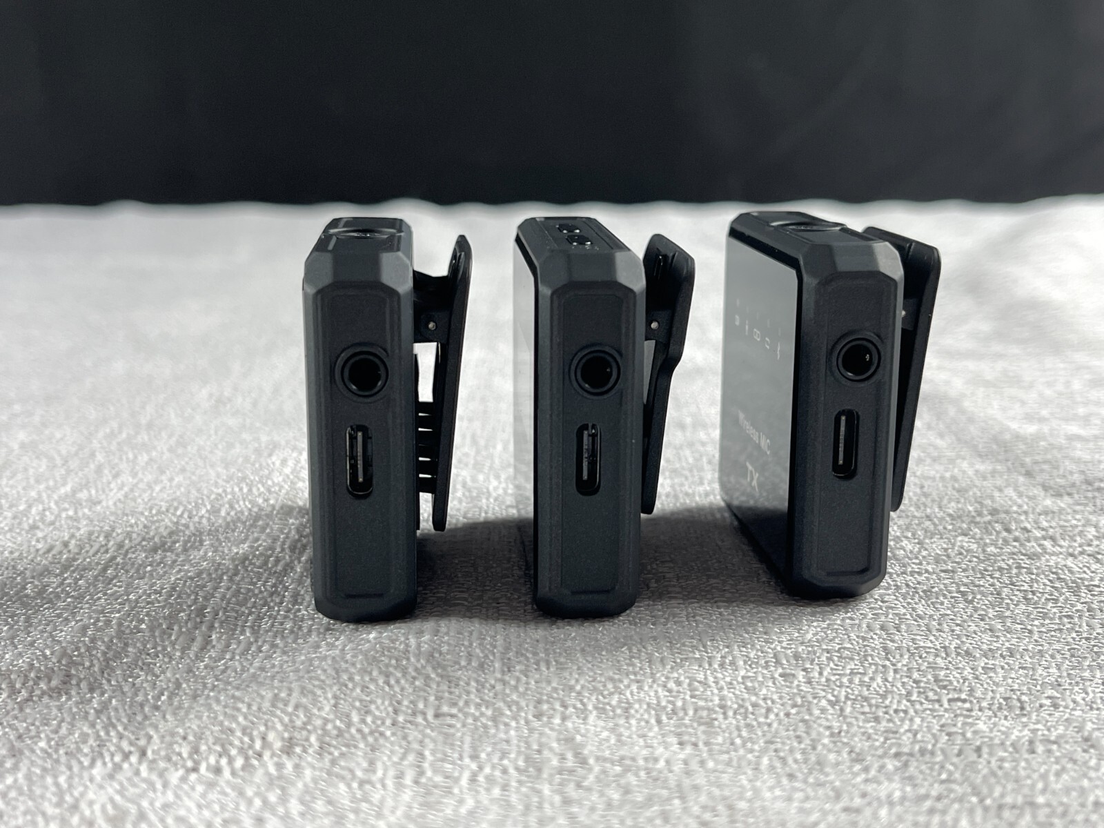Drimzate Black Wireless Lavalier Microphone System For Camera Android