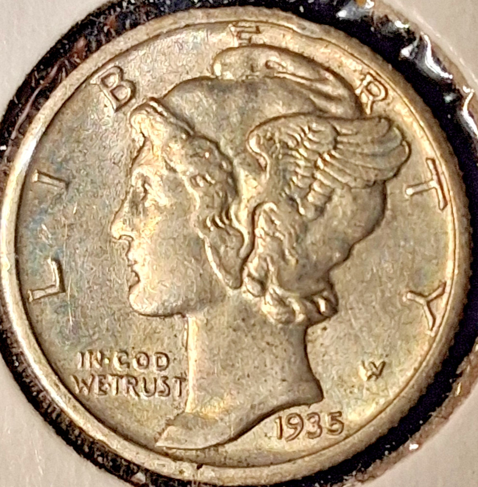 1935 Mercury Dime