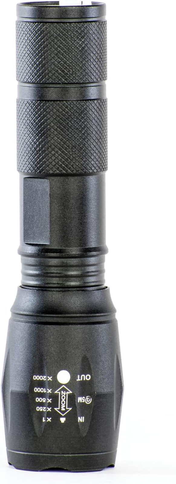 41-4379 200-Lumen Ultra HD Aluminum LED Rechargeable Flashlight with Power Bank