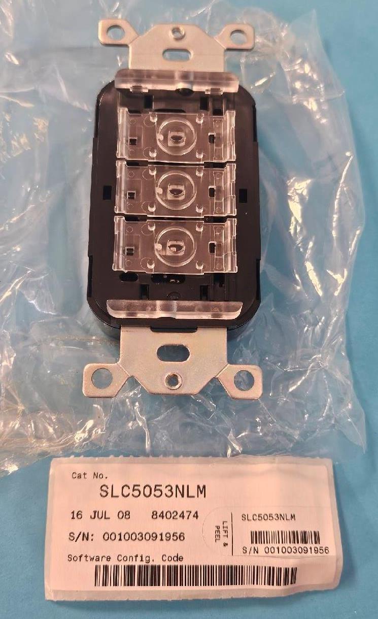 NEW CLIPSAL NEO DECORATOR KEYPAD ASSEMBLY SLC5053NLM 3 BUTTON DECO MODULE C-BUS