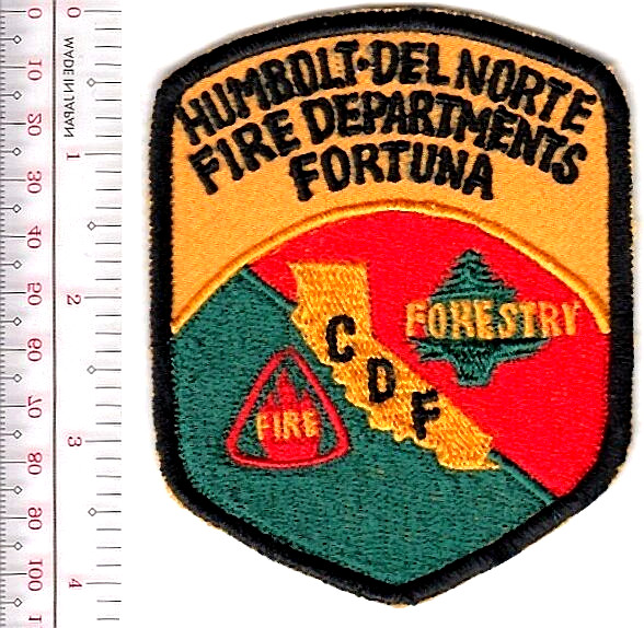 Hot Shot Wildland Fire Crew CDF Cal.Humbolt Del Norte Fortuna Fire NO TARIFF