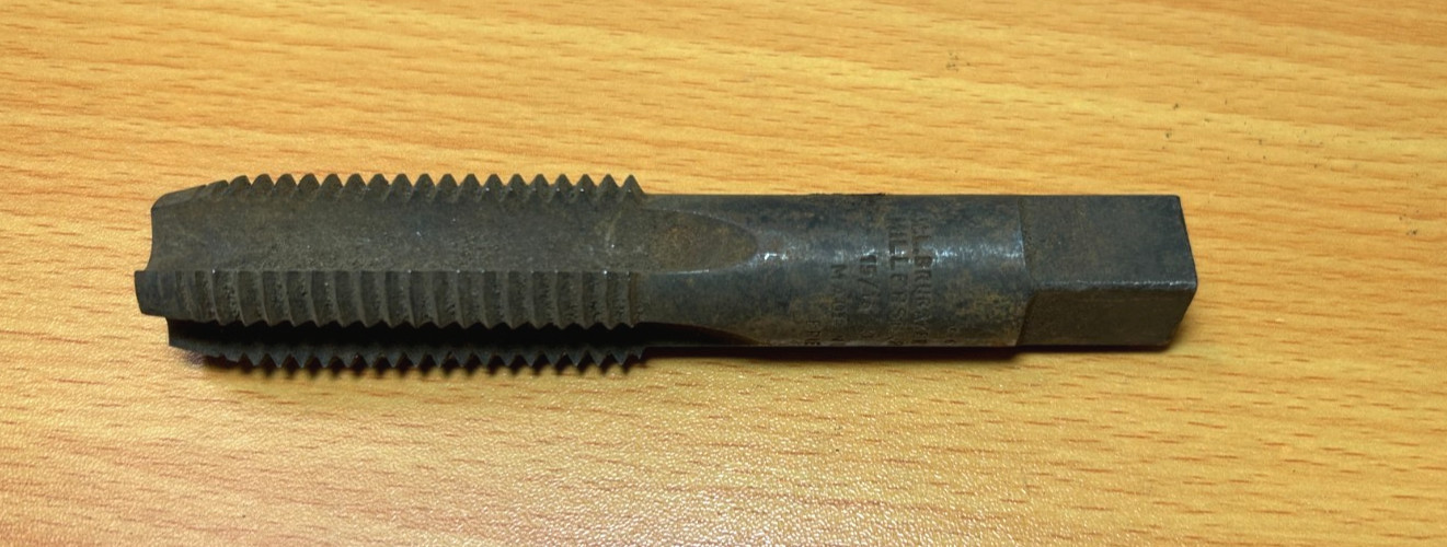 Vintage W.L. Burbaker & Bro Erie PA Tap Tool, 15/16" size, 5" Long