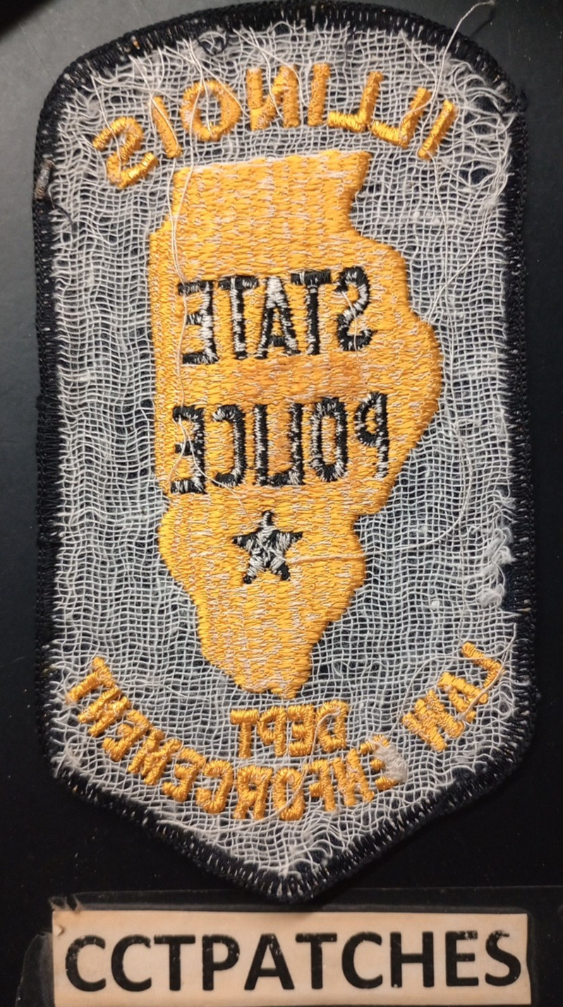 ILLINOIS STATE POLICE LAW ENFORCEMENT SHOULDER PATCH IL