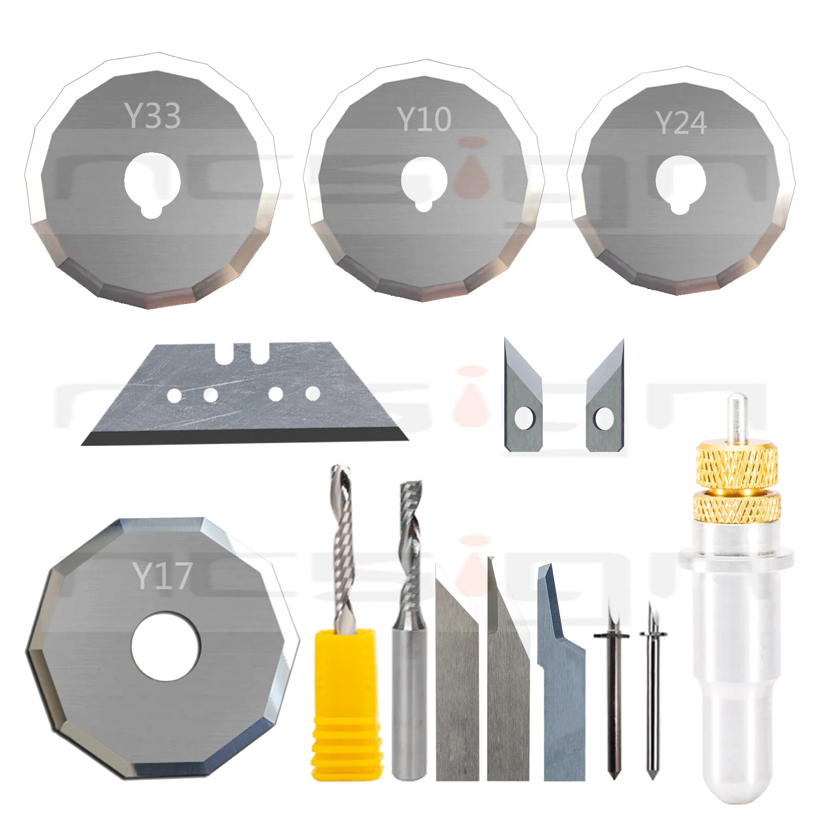10PCS SINAJET Cutter Oscillating Knife Rotary Blades  Y24 Y33 N17-05 N19-10 N73