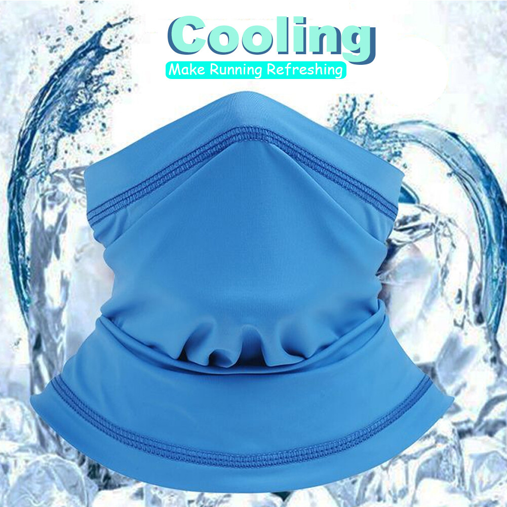 Cooling Face Masks Sun Protcetion Cover Bandana Neck Gaiters Scarf for Men Women