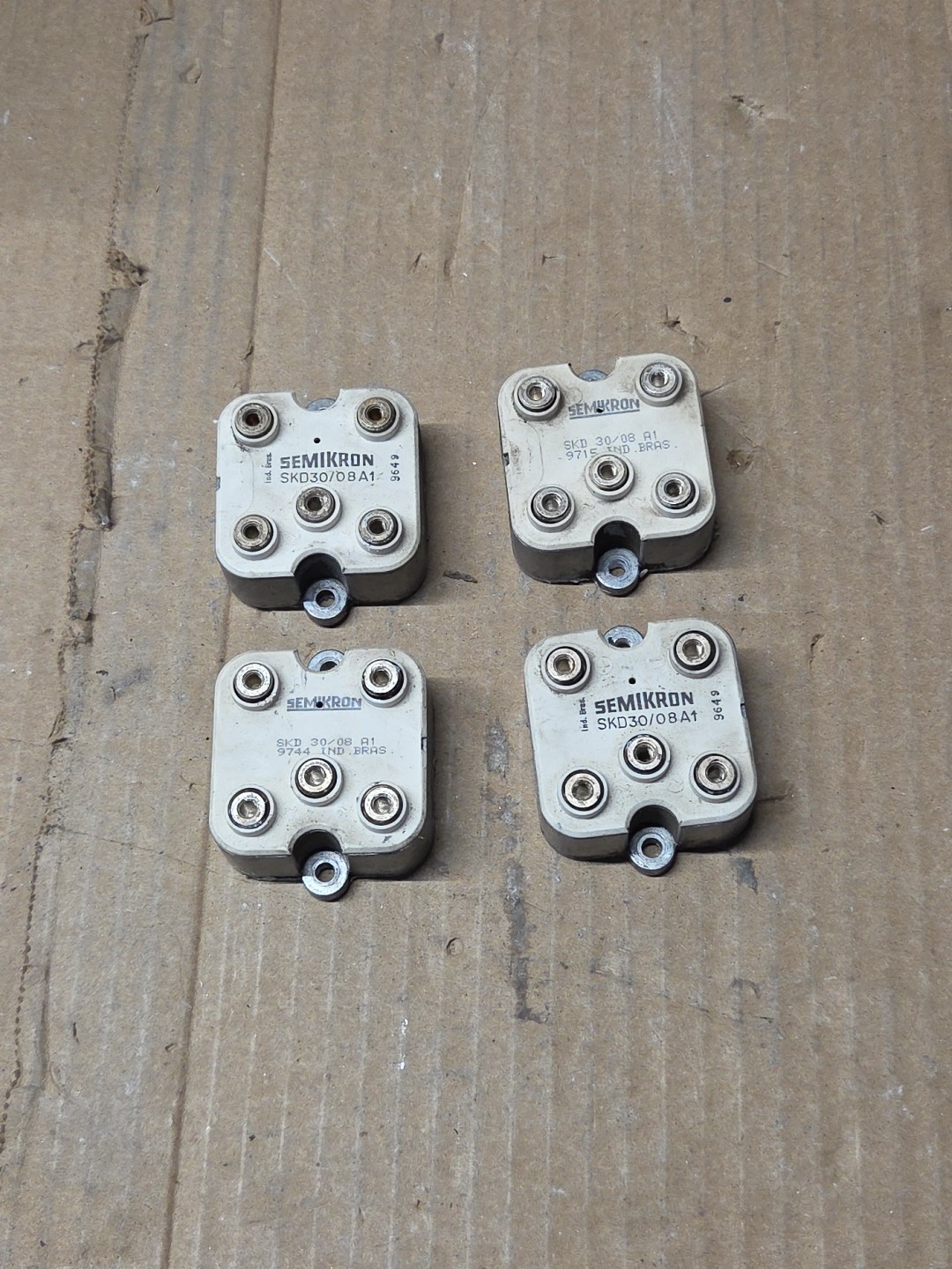 SKD30/08A1 SKD 30/08 A1 - Lot of (4) - Semikron Modules