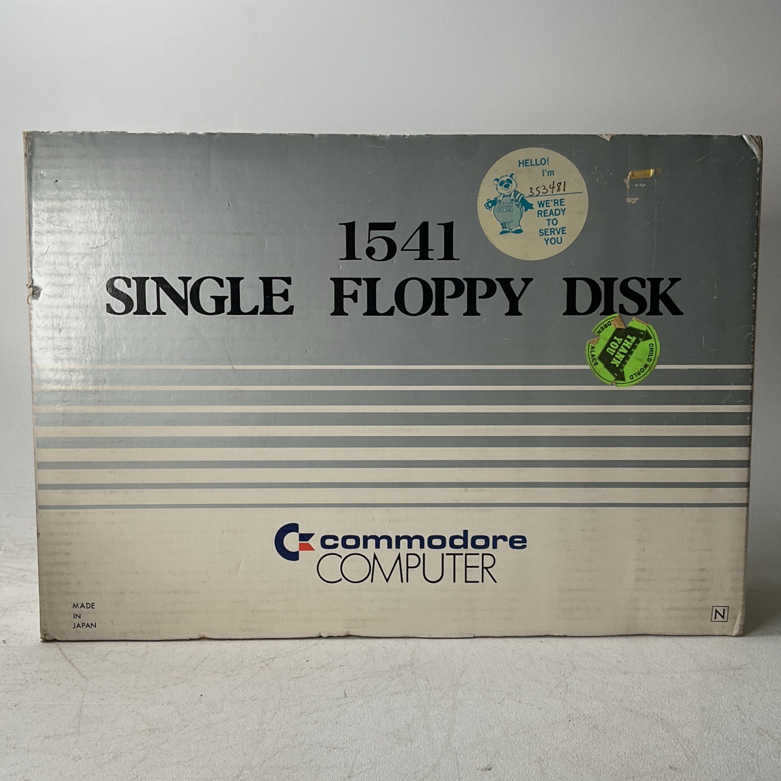 Vintage Commodore Computer 1541 Single Floppy Disk Original Packing - Untested