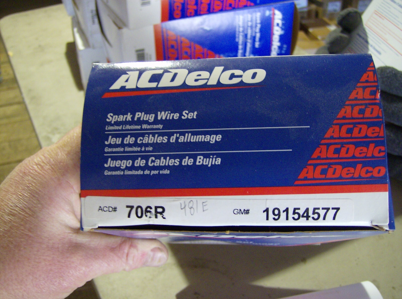 GENUINE GM ACDELCO 19154577 706R IGNITION SPARK PLUG WIRE SET