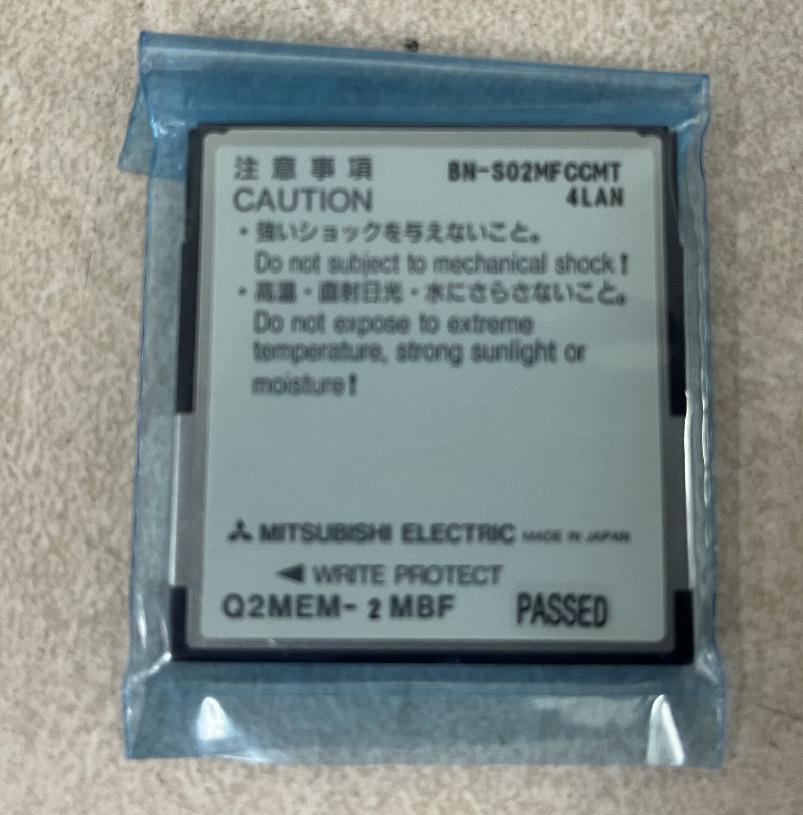 Mitsubishi Melsec Q2MEM-2MBF, 1W4B02 Memory Card