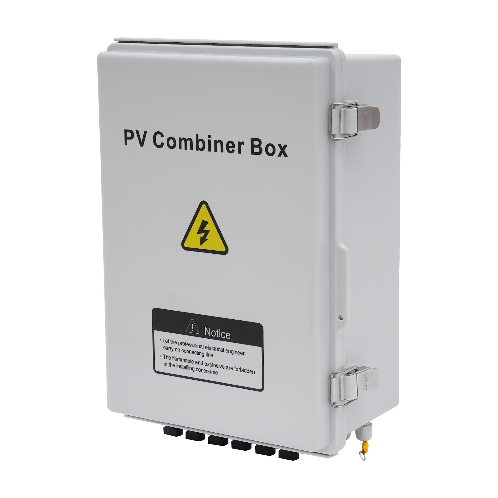 6 String PV Circuit Breaker Junction Box Solar Combiner Box For Solar System