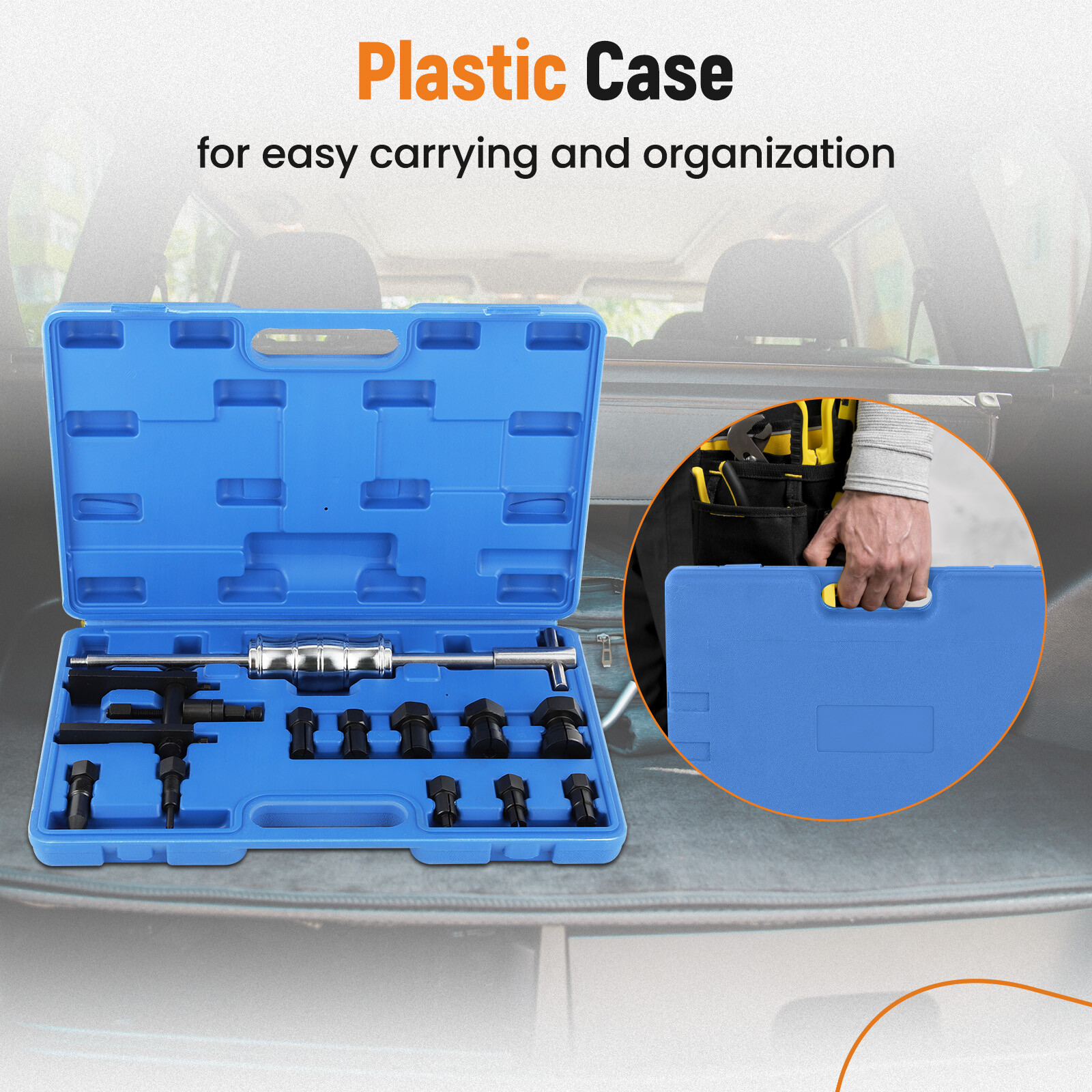 Slide Hammer Pilot Insert Inner Internal Bearing Removal Tool Set 8-32MM