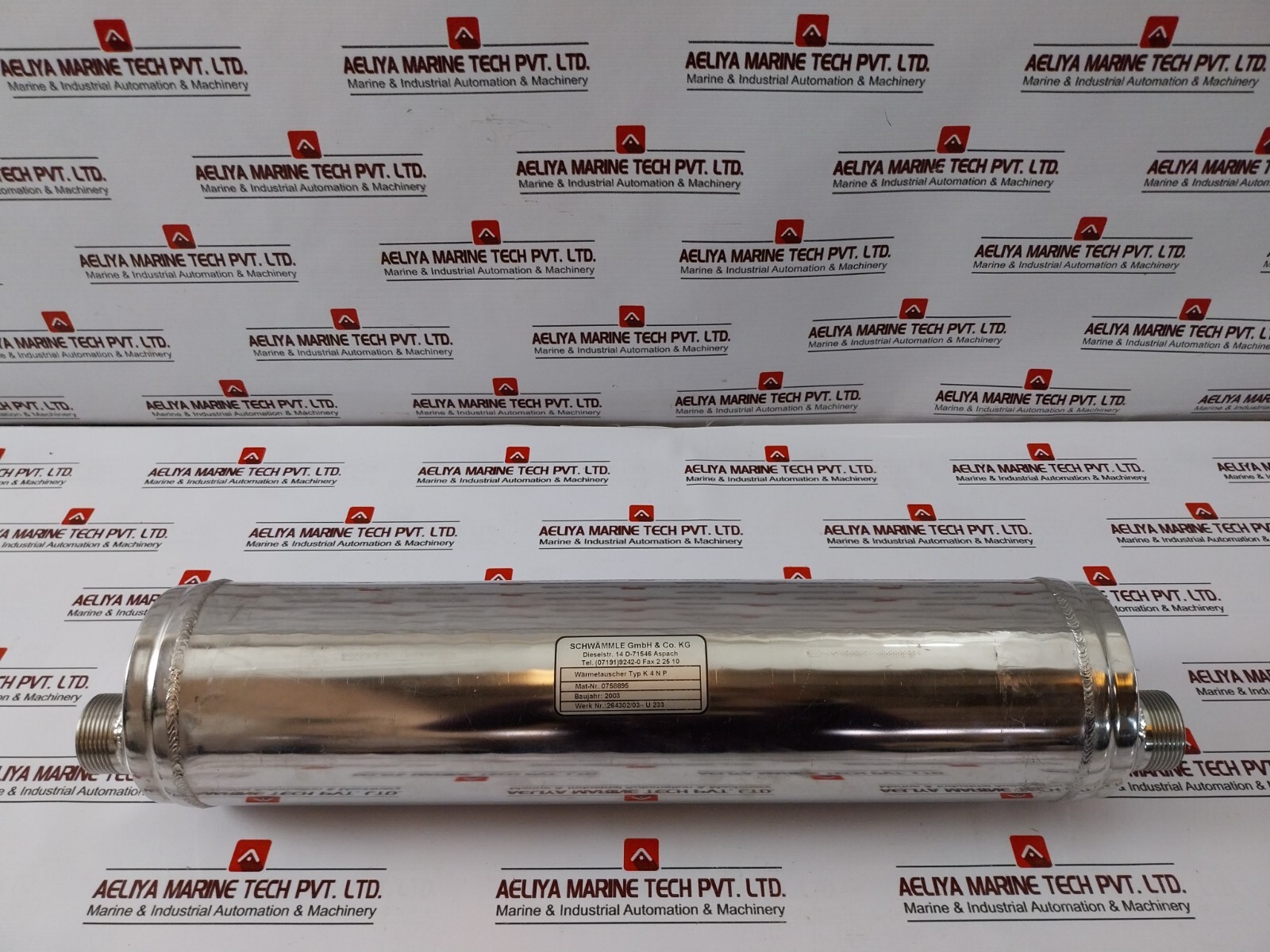 SCHWAMMLE K4NP Shell and Tube Heat Exchanger K4NP 0758895