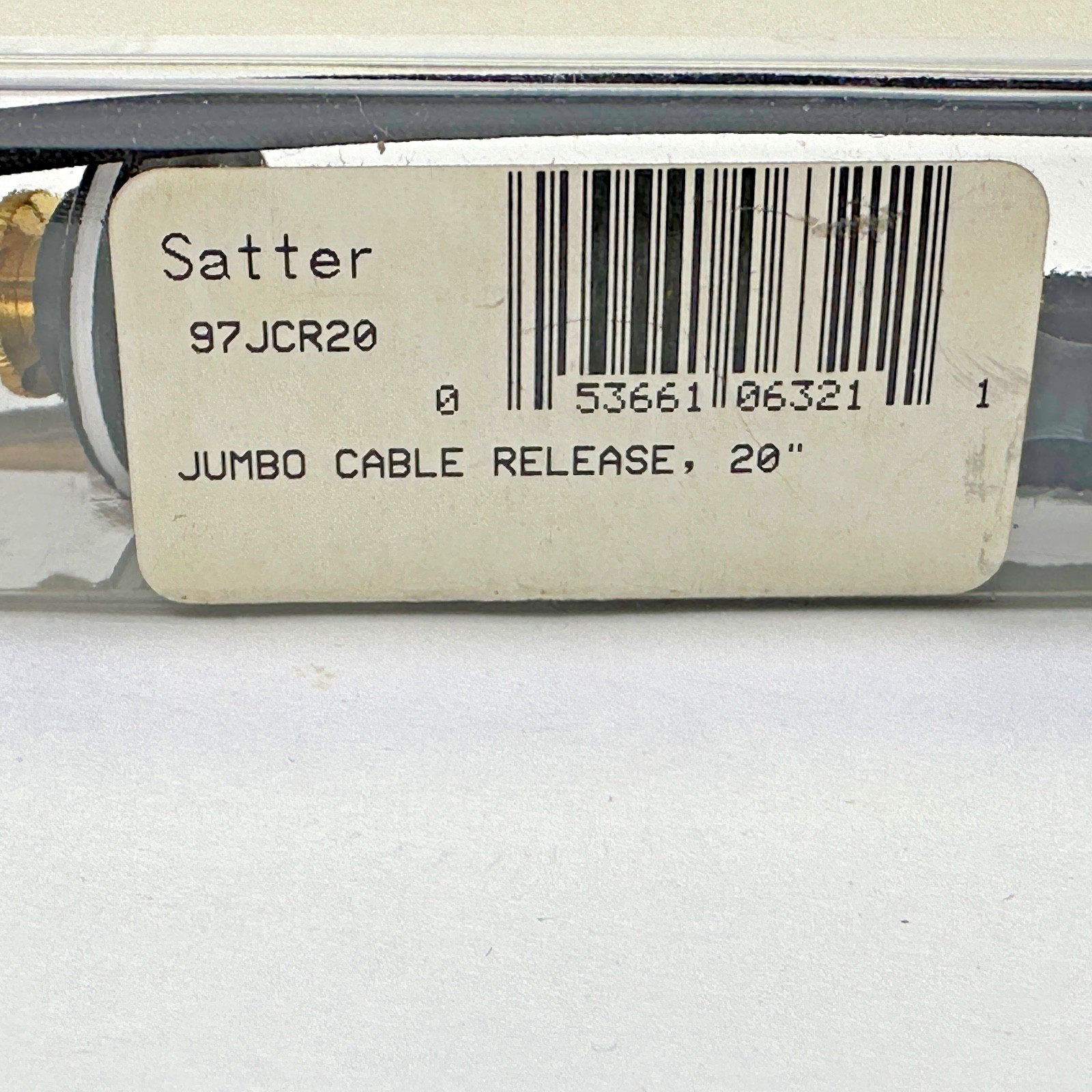 Satter 97 jcr 20 jumbo cable release 20 inch w/ hand strap