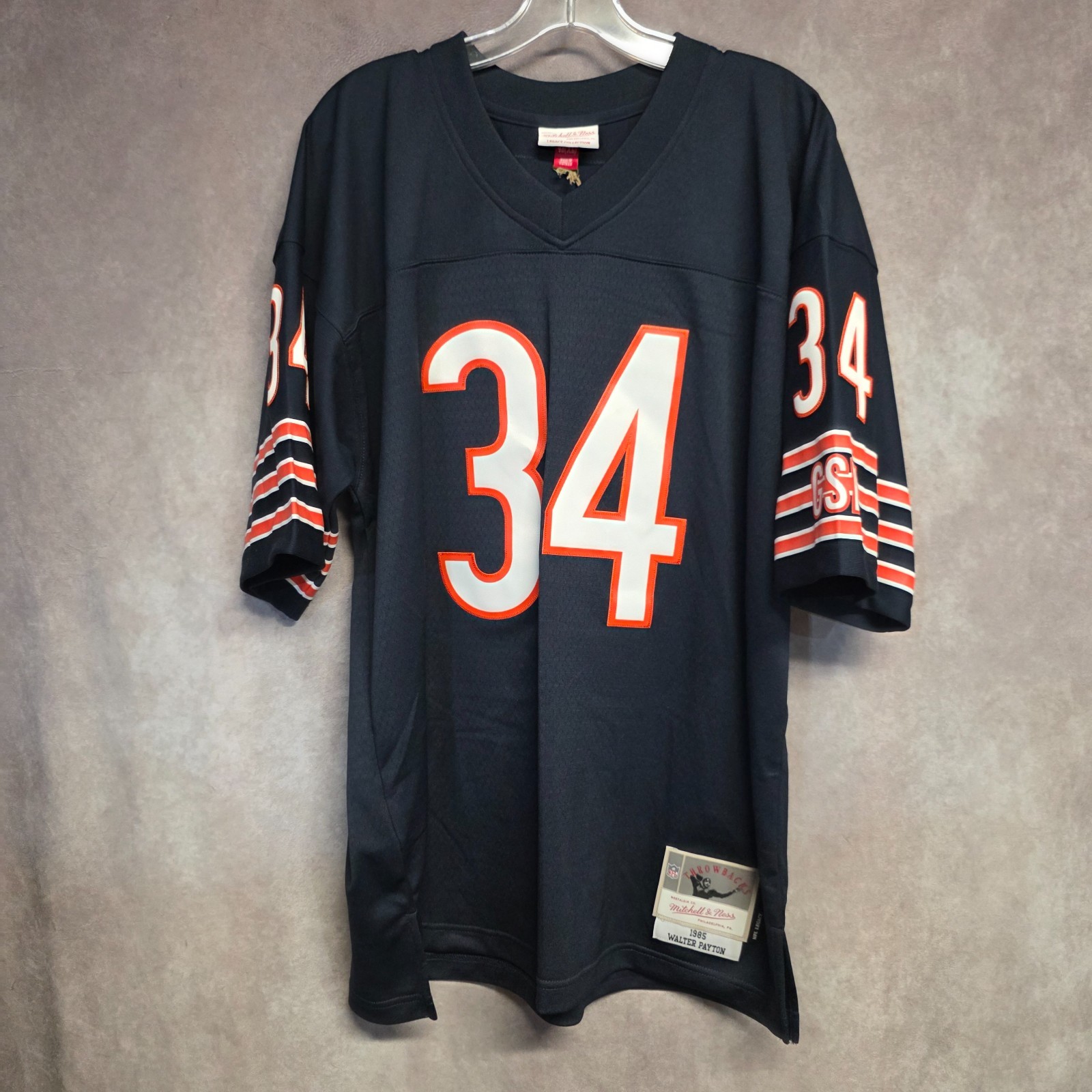 NWT Mitchell & Ness 1985 Chicago Bears Walter Payton 34 Legacy Jersey 48 XL $160