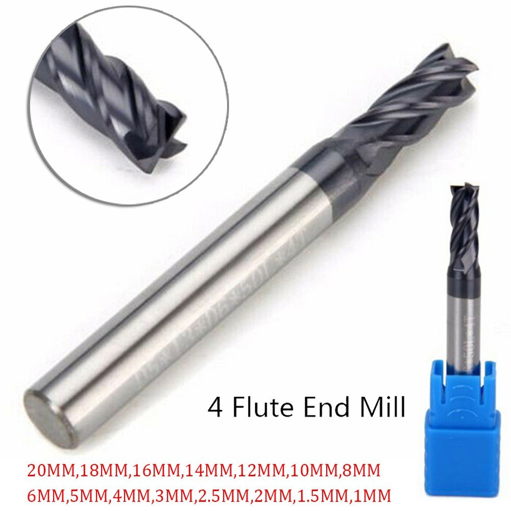 Hot Sale Milling Cutter Drill 4 for flute 1MM~20MM Right Hand Solid Carbide