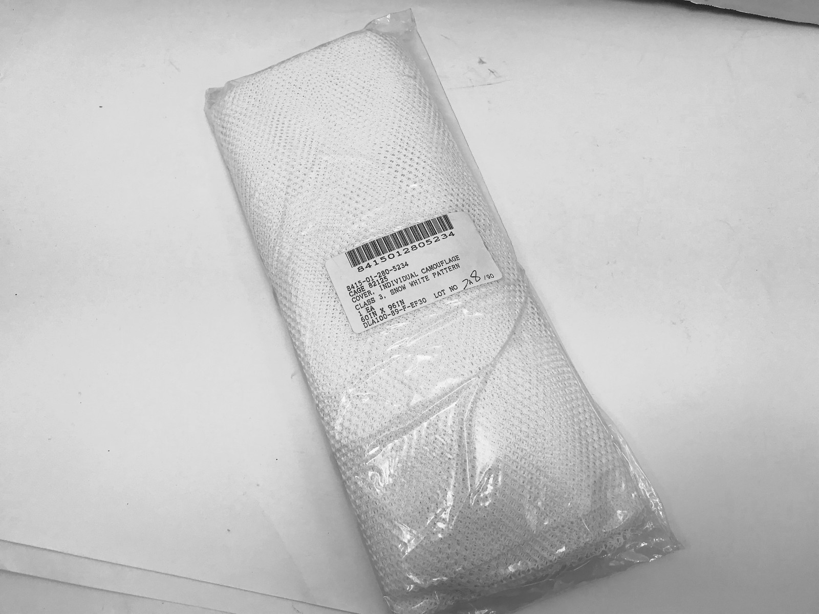 Cover, Individual Snow Camo 5' x 8' Sniper Veil