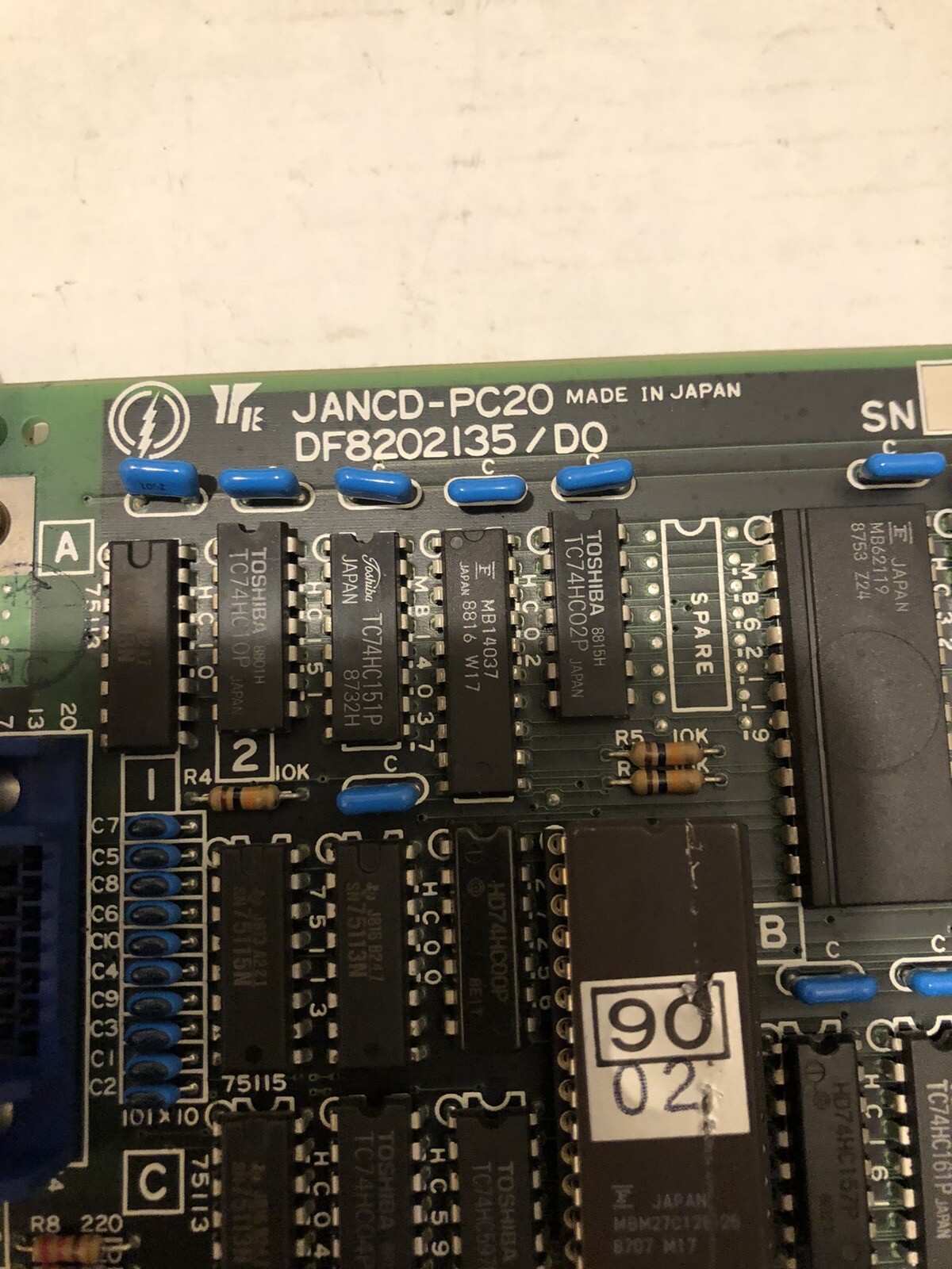 Yaskawa JANCD-PC20 PCB DF8202135/D0 Board Clean Used Tested