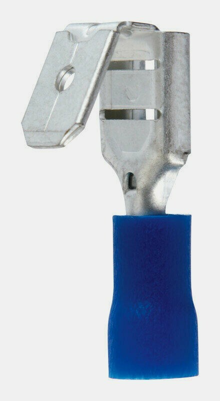 Jandorf Terminal M/F DISCONNECT 5pk BLUE 16-14 Ga 0.25" Vinyl Insulated 60880