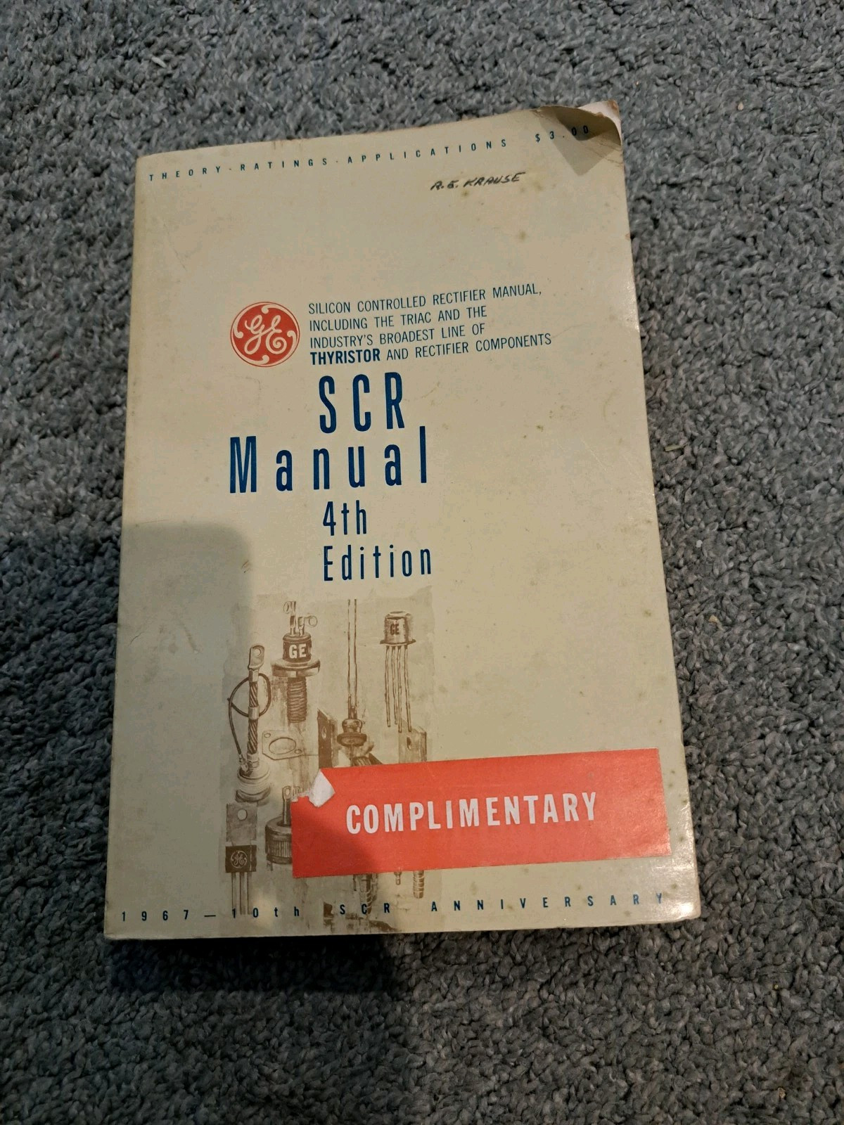 GE SCR Manual 4th Edition 1967 Silicon Rectifier Manual S3-60