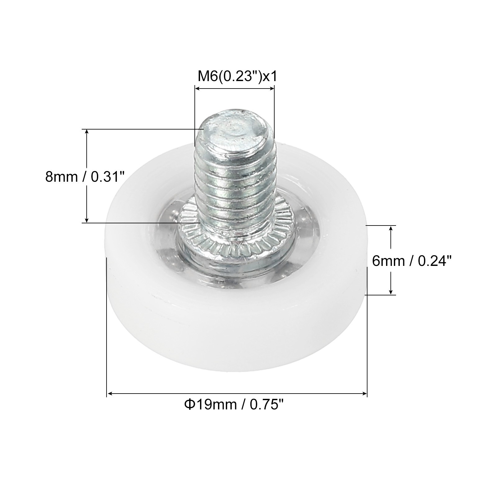 19mm Drawer Rollers,Bearing Small Pulley