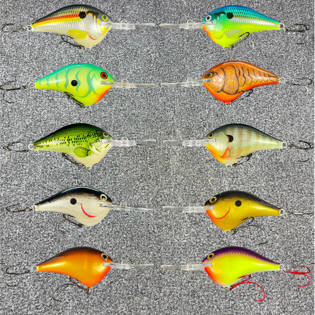 Rapala DT10 Balsa Crankbait 2.25" 3/5oz 10' - (SELECT COLOR)