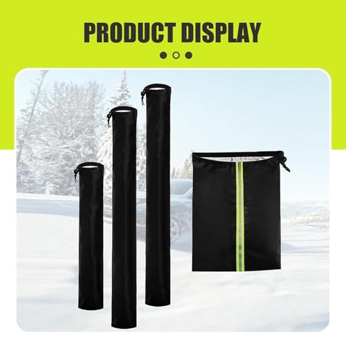 5 PCS Side Mirror Covers and Windshield Wiper Covers, Front Rear Side Mirror