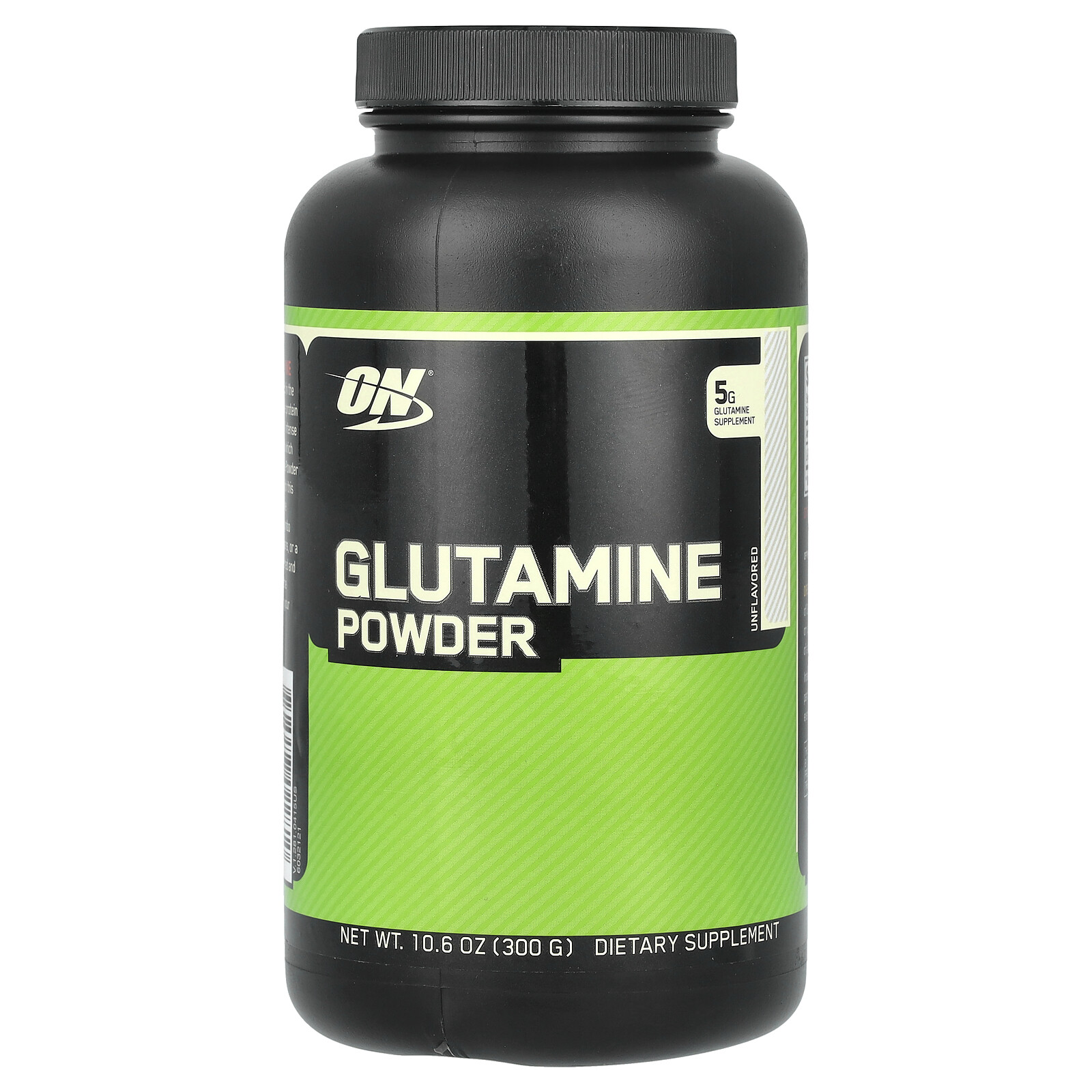 Glutamine Powder, Unflavored, 10.6 oz (300 g)