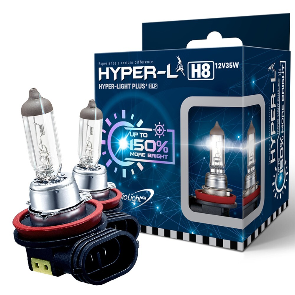H8 35W 12V Fog Lights/Driving Lights Replacement Bulb-150% More light-pack of 2