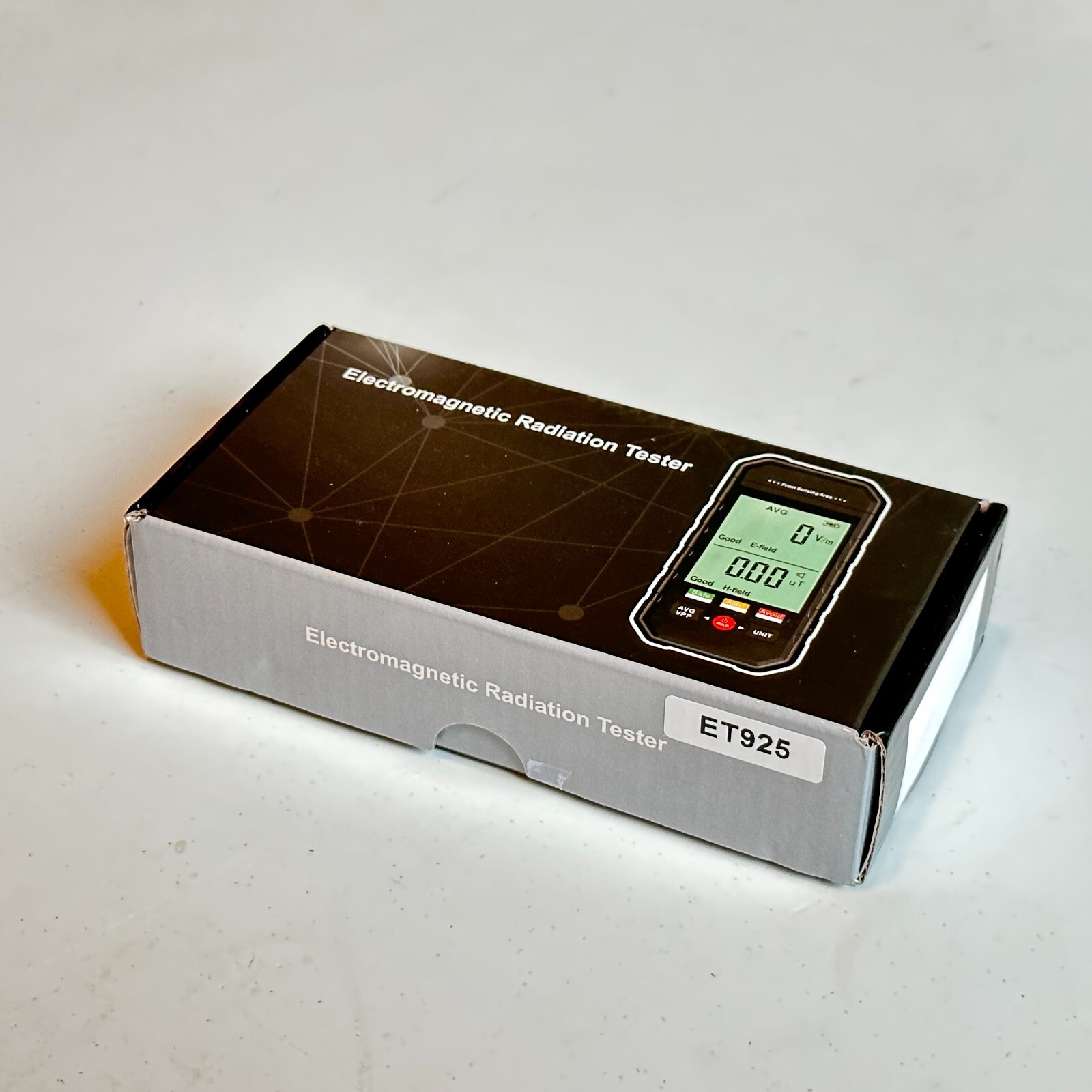 ET925 Digital Electromagnetic Radiation Detector EMF Meter Dosimeter ~ NEW ~