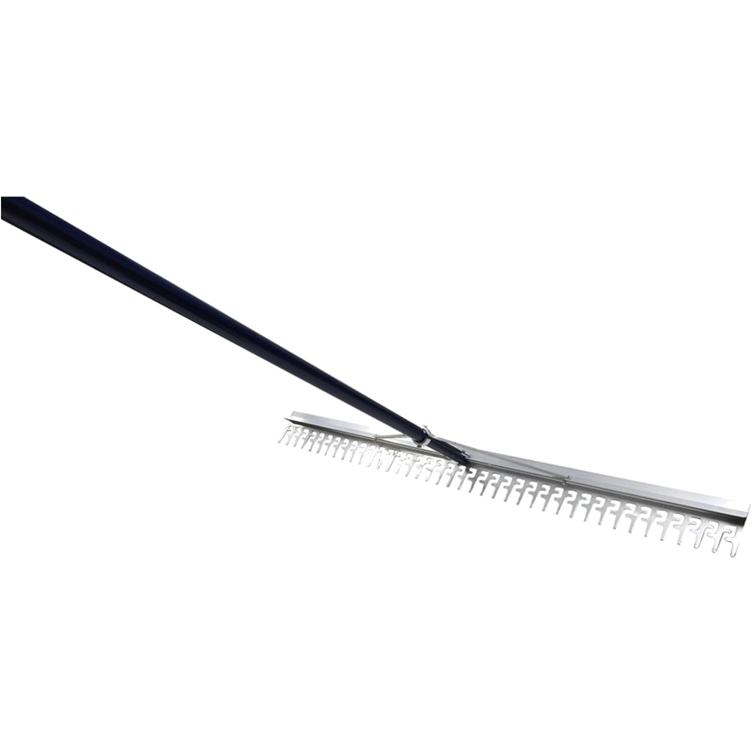 48" Commercial-Grade Screening Rake for Perfect Lawn & Beach Care - 66" Handle