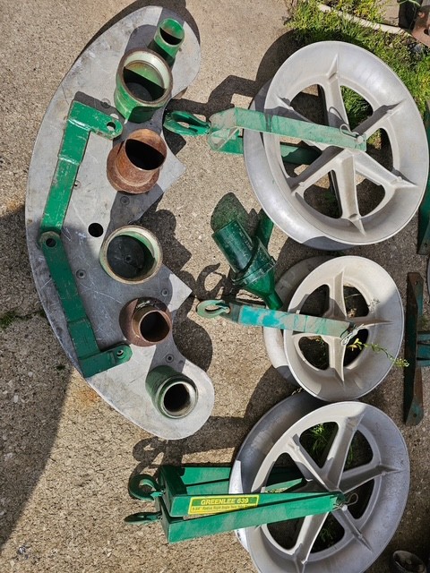 Greenlee 6001 6500lb Puller NICE FULL KIT WITH EXTRAS