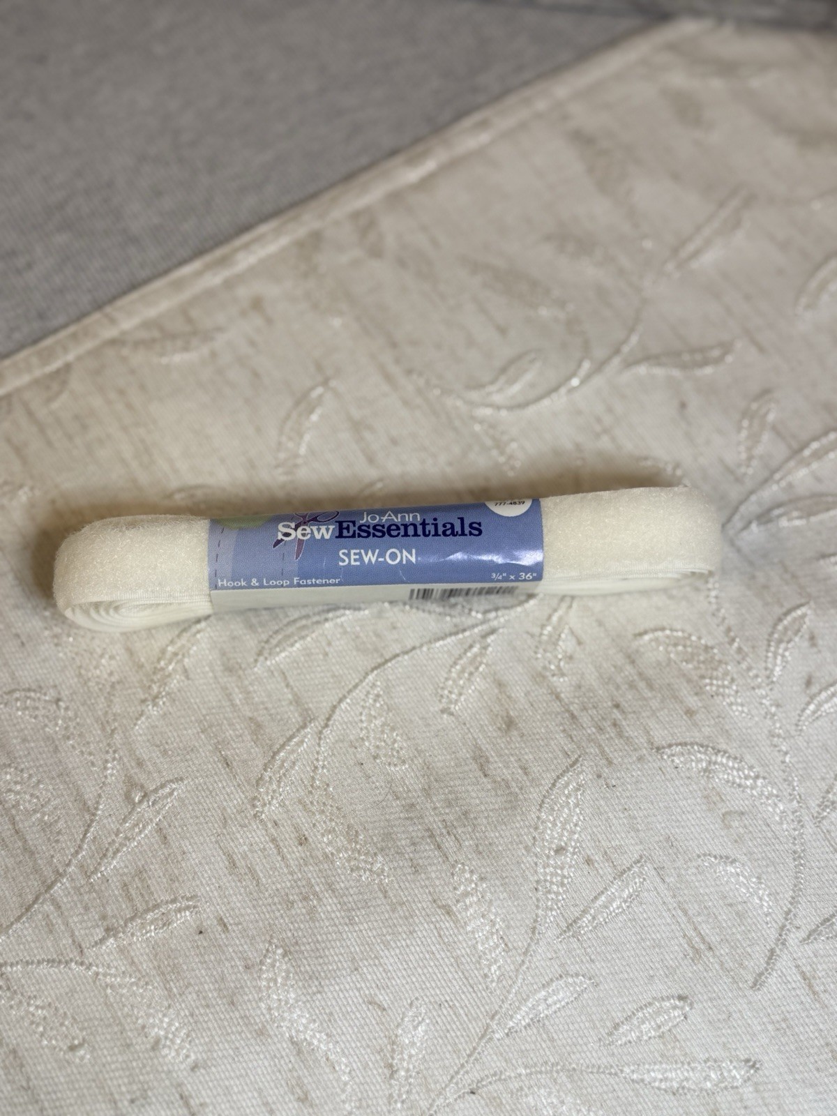 Vintage 2005 Jo-Ann SewEssentials Sew-On Hook & Loop Fastener - White