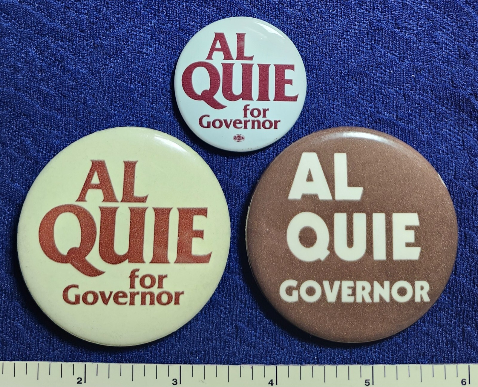 ALBERT QUIE MINNESOTA GOVERNOR 1978 GOP EX CONGRESS POLITICAL PINBACK BUTTONS
