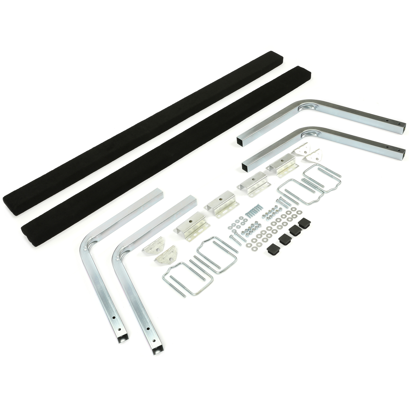 Boat Trailer Bunk Board Guide-On 5' Feet Rail Makes Loading Boat w/Brackets Kit