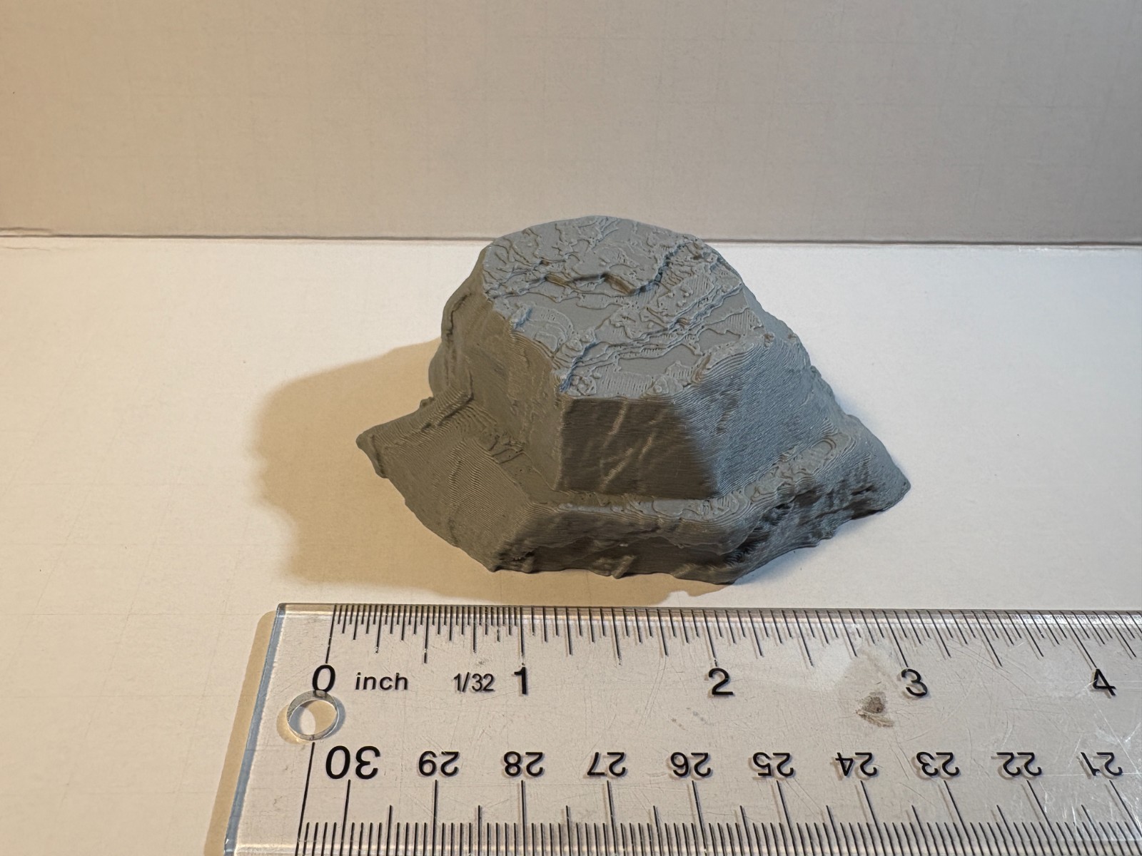 Rock Formations for Dioramas/Train Scenery. Unpainted Gray! 3D . 5 total.