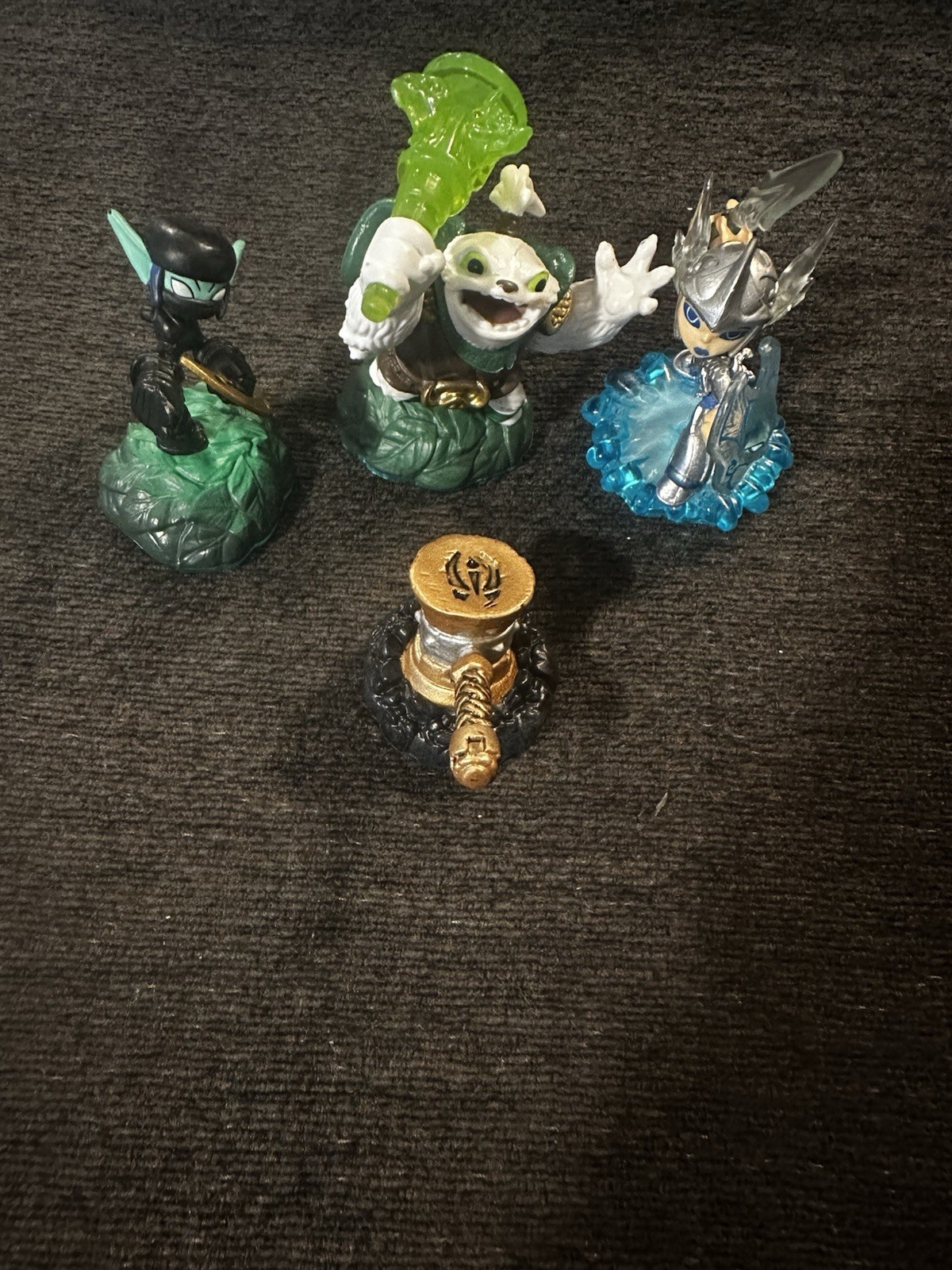 Skylanders swap force Ninja Stealth Elf, Zoo Lou, Blizzard Chill, &Battle Hammer