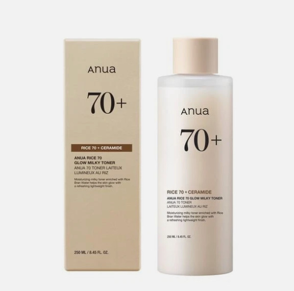Anua Rice 70 Glow Milky Toner 250ml  #tw