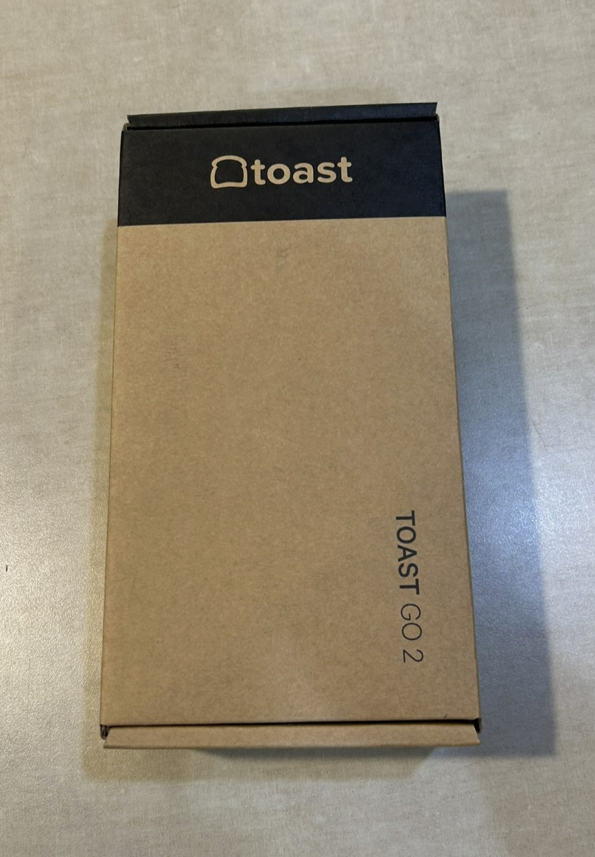 NEW Open Box Toast Go 2 Handheld POS Terminal Never Deployed Model TG200