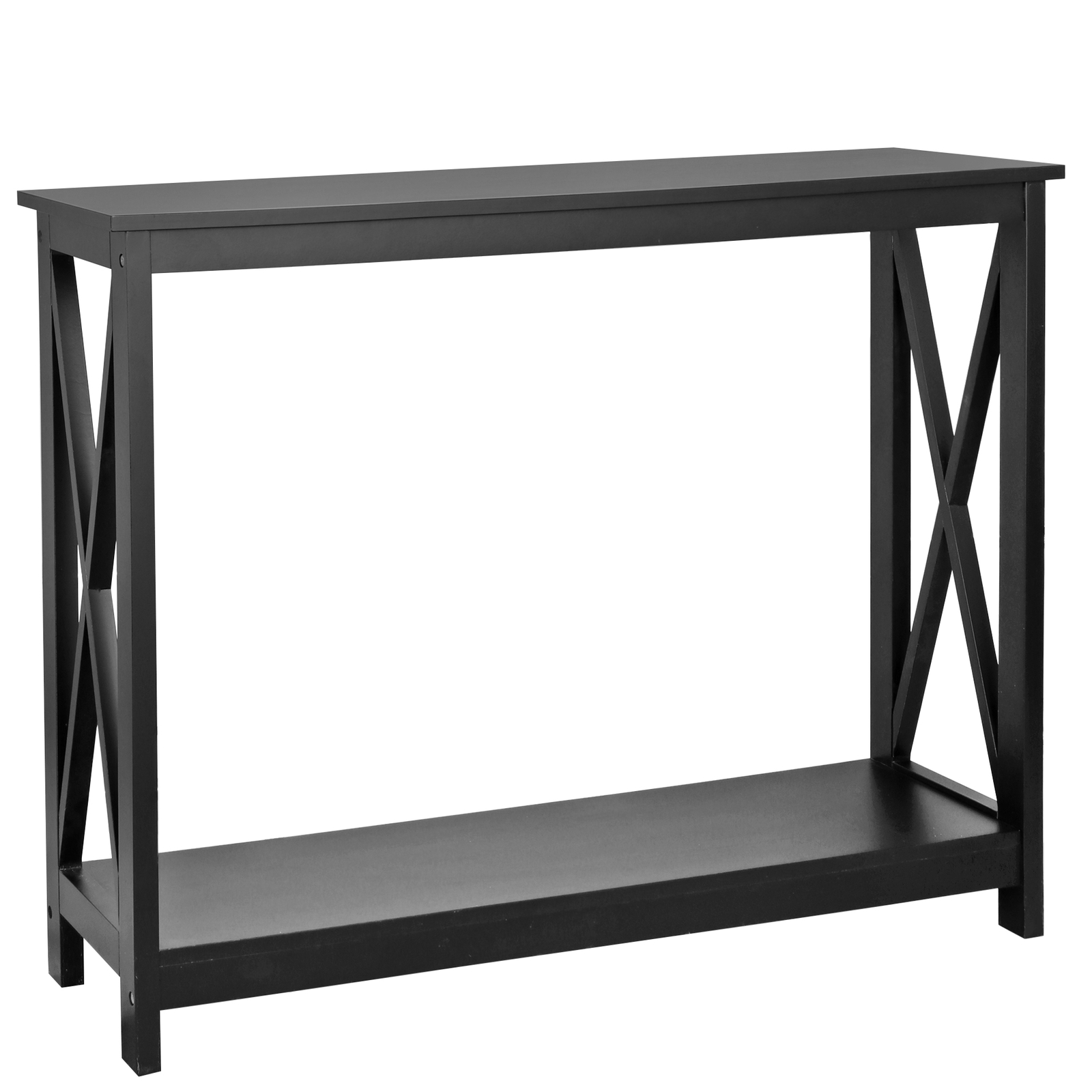 Console Table Along Bed Accent Side Stand Display Storage Shelf Entryway Decor