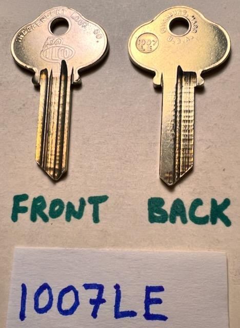 Vintage 1970s 1980s NOS ILCO 1007LE key blanks new old stock 43LE 275LE 07LE