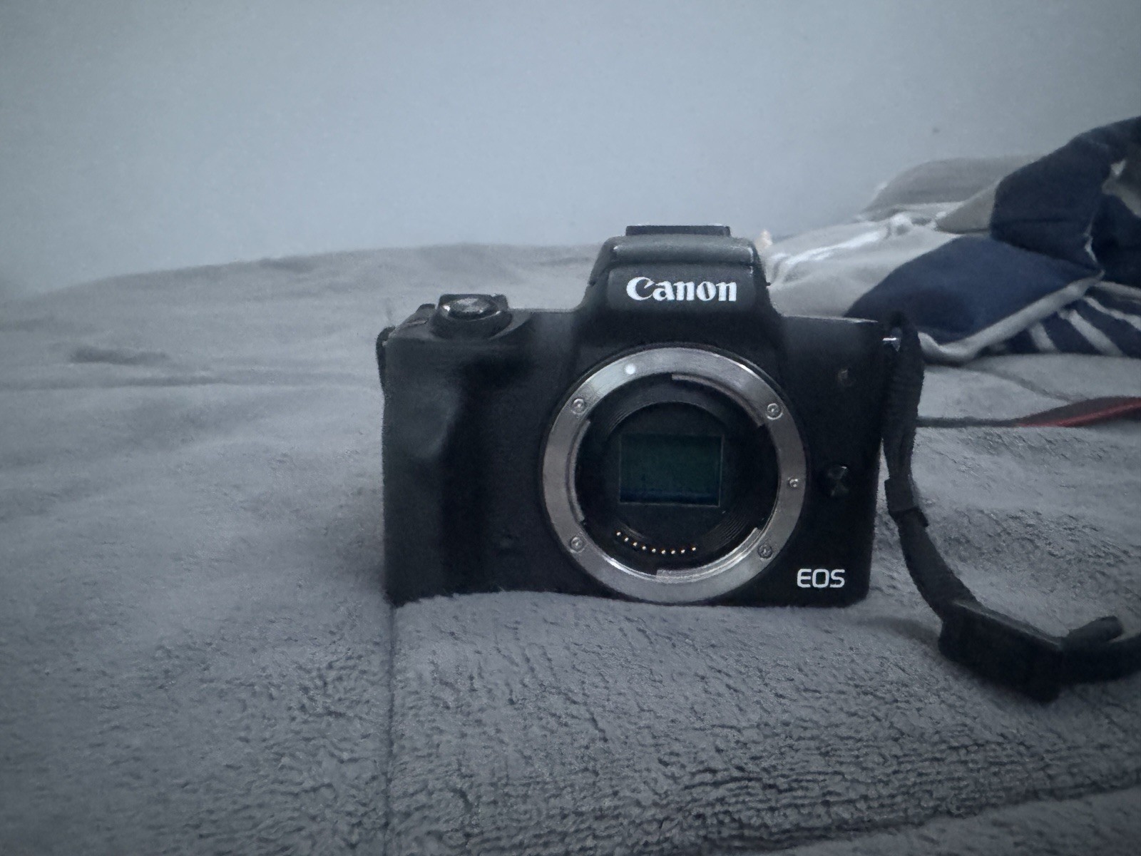 Canon EOS Camera Accessory Bundle with Lens, Charger, and Bag - Black