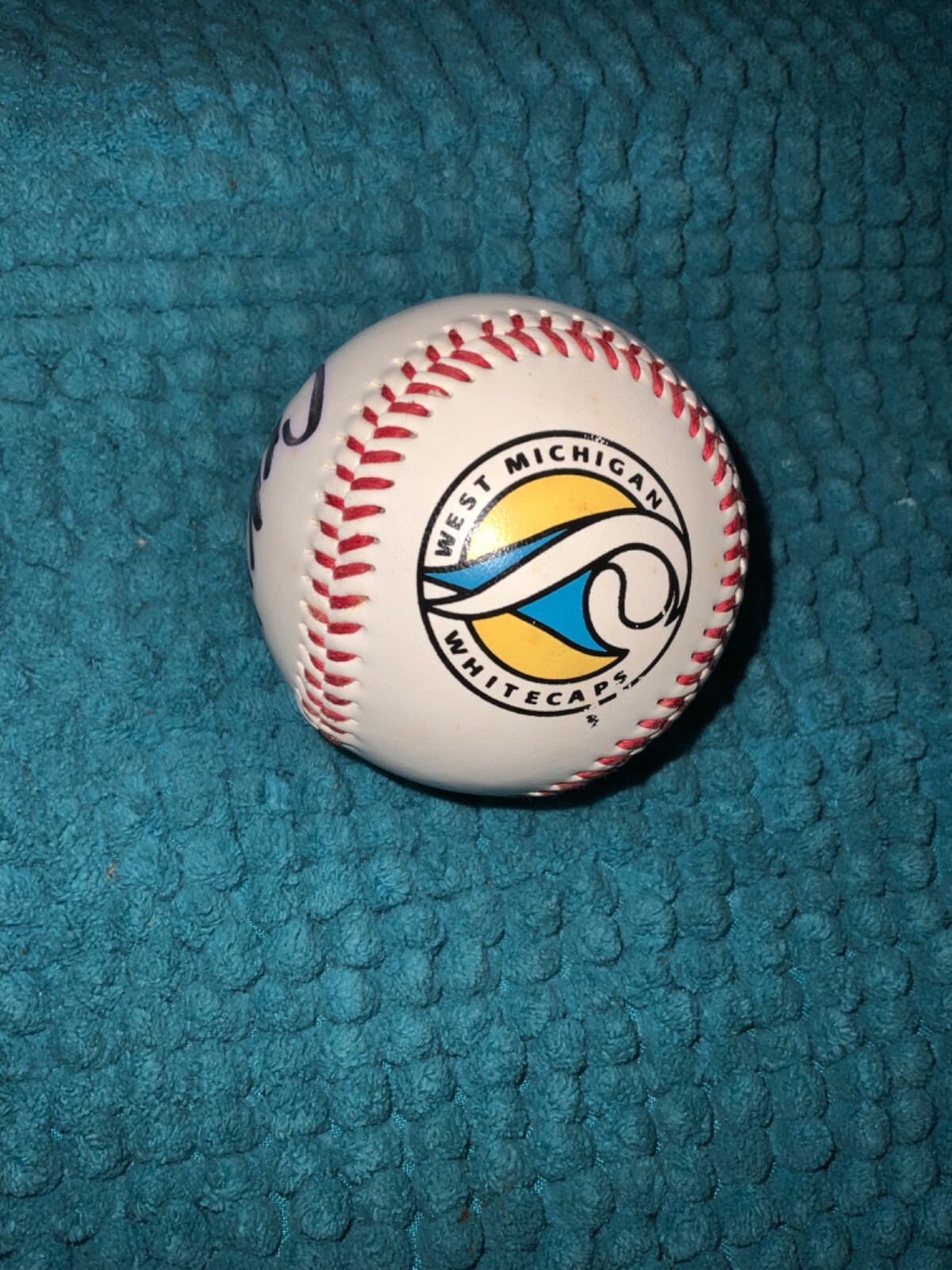 West Michigan Whitecaps Mascot Crash Signed Autographed Baseball