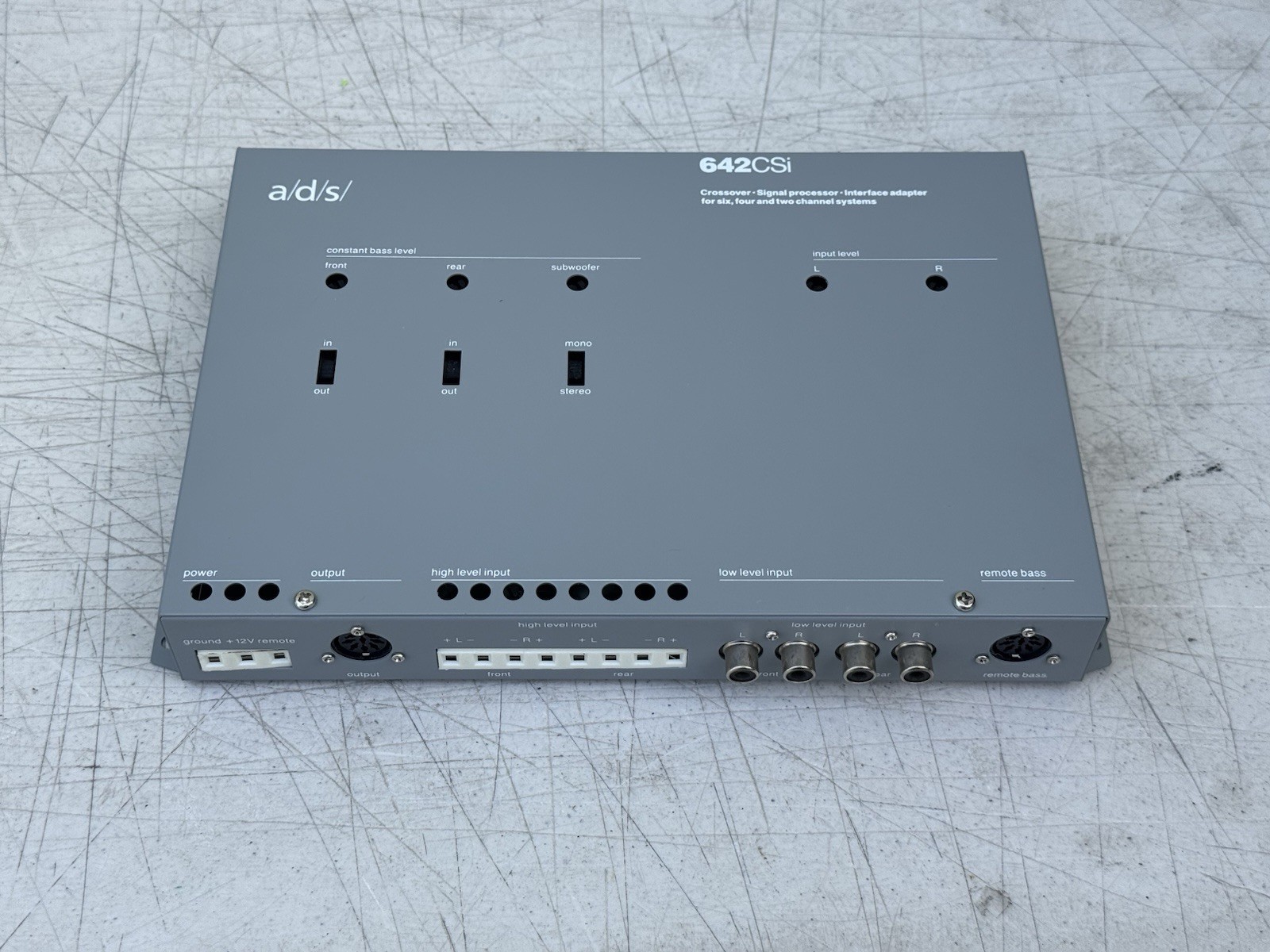 a/d/s/ 642CSi 6 Channel Crossover New No Box