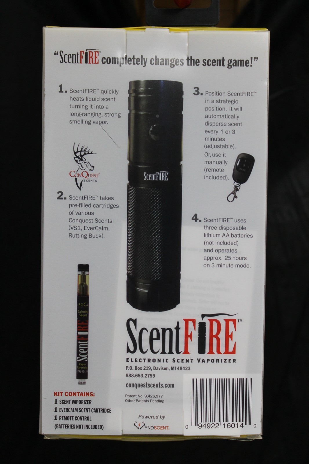 SentFire Electronic Scent Vaporizer