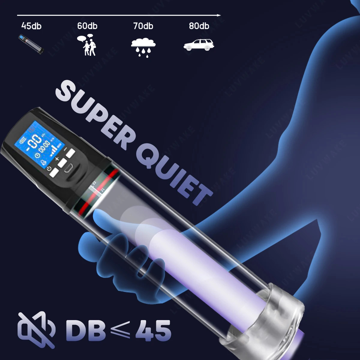 Penis Pump for Male ED Enhancement Erectile Enlargement Penis Enlarger BG Vacuum